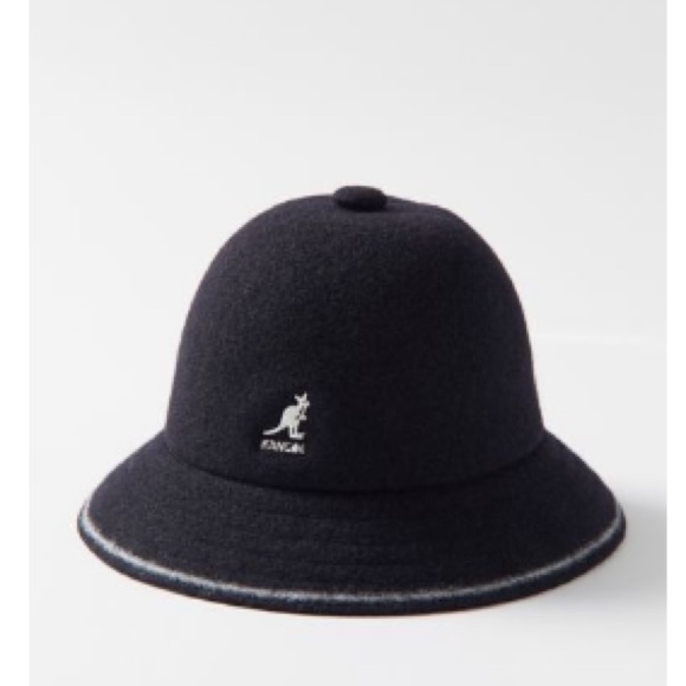 Kangol stripe casual wool hat brand new